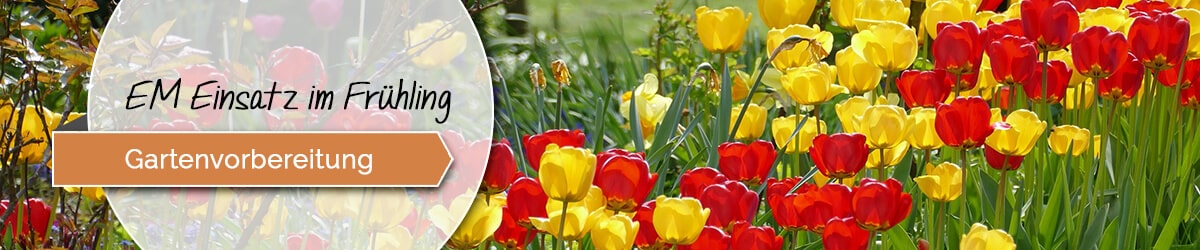 EM Einsatz im Frhling Garten