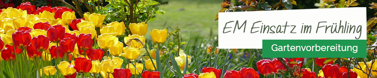 Effektive im Frühling Einsatz im Garten