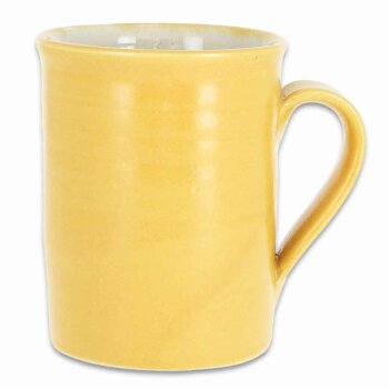 EM Keramik-Henkelbecher gelb