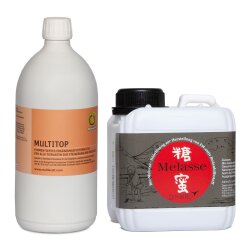 Multitop für Tiere - 1 Liter + Melasse in...