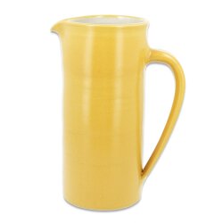 EM Keramik Krug gerade Form gelb 1,2 -1,5 Liter