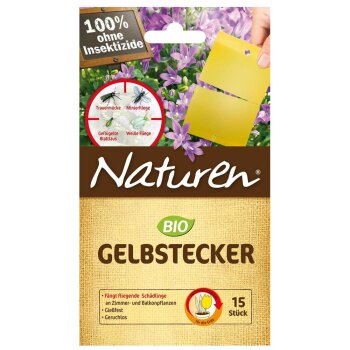 Naturen Gelbstecker gegen Trauermücken 15 Stück