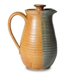EM Keramik-Deckelkrug verschiedene Farben