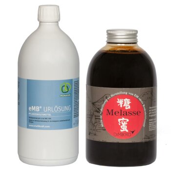 eMB Urlösung für Kläranlagen - 1 Liter + Melasse in Bio-Qualität) - 1 Liter