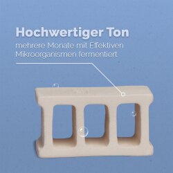 EM Keramik-Ziegel - grau 180 g