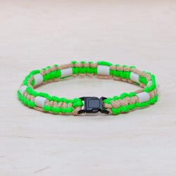 EM Keramik-Halsband - grün grün groß bis 65 cm