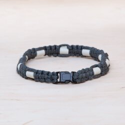 EM Keramik-Halsband - grau