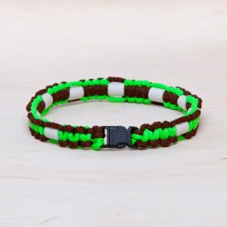 EM Keramik-Halsband - braun mittel bis 45 cm rot