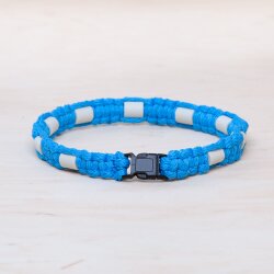 EM Keramik-Halsband - hellblau hellblau mittel bis 45 cm