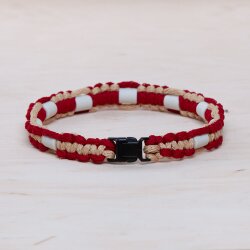 EM Keramik-Halsband - weinrot rot klein bis 35 cm