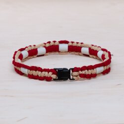 EM Keramik-Halsband - weinrot pink klein bis 35 cm