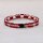 EM Keramik-Halsband - weinrot pink klein bis 35 cm