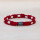 EM Keramik-Halsband - weinrot rot groß bis 65 cm