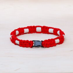 EM Keramik-Halsband - rot schwarz klein bis 35 cm