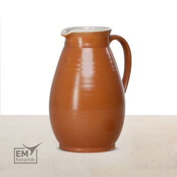 EM Keramik Krug 1,3-1,5 L hellbraun