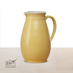 EM Keramik Krug 1,3-1,5 L gelb matt