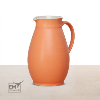 EM Keramik Krug 1,3-1,5 L orange matt