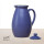 EM Keramik Krug mit Deckel 1,8-2 Liter blau lila matt