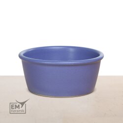 EM Keramik Hundenapf ca. 15 cm Durchmesser blau lila