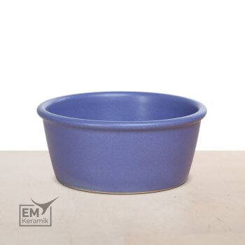 EM Keramik Hundenapf ca. 18 cm Durchmesser  blau lila