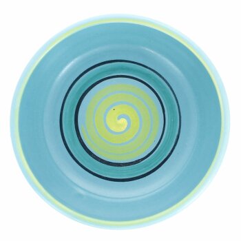 EM Keramik-Müsli-Schale türkis mit Energiespirale