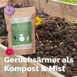 Bio Schafwollpellets für Gemüse - Probe 50 g