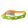 EM Keramik-Halsband Modell "Nellie" - verstellbar - grün-apfelsine 55-65 cm