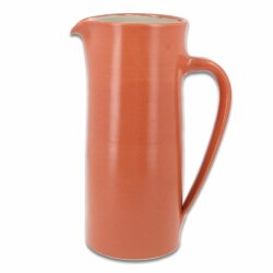 EM Keramik-Krug gerade Form lachsfarben 1,2 - 1,5 l