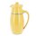 EM Keramik-Krug mit Deckel gelb mit farbigen Streifen 1,2 - 1,5 l *B-Ware