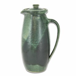 EM Keramik Krug mit Deckel  olivgrün 1,2 - 1,5 Liter