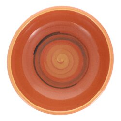 EM Keramik-Müsli-Schale lachsfarben mit Energiespirale
